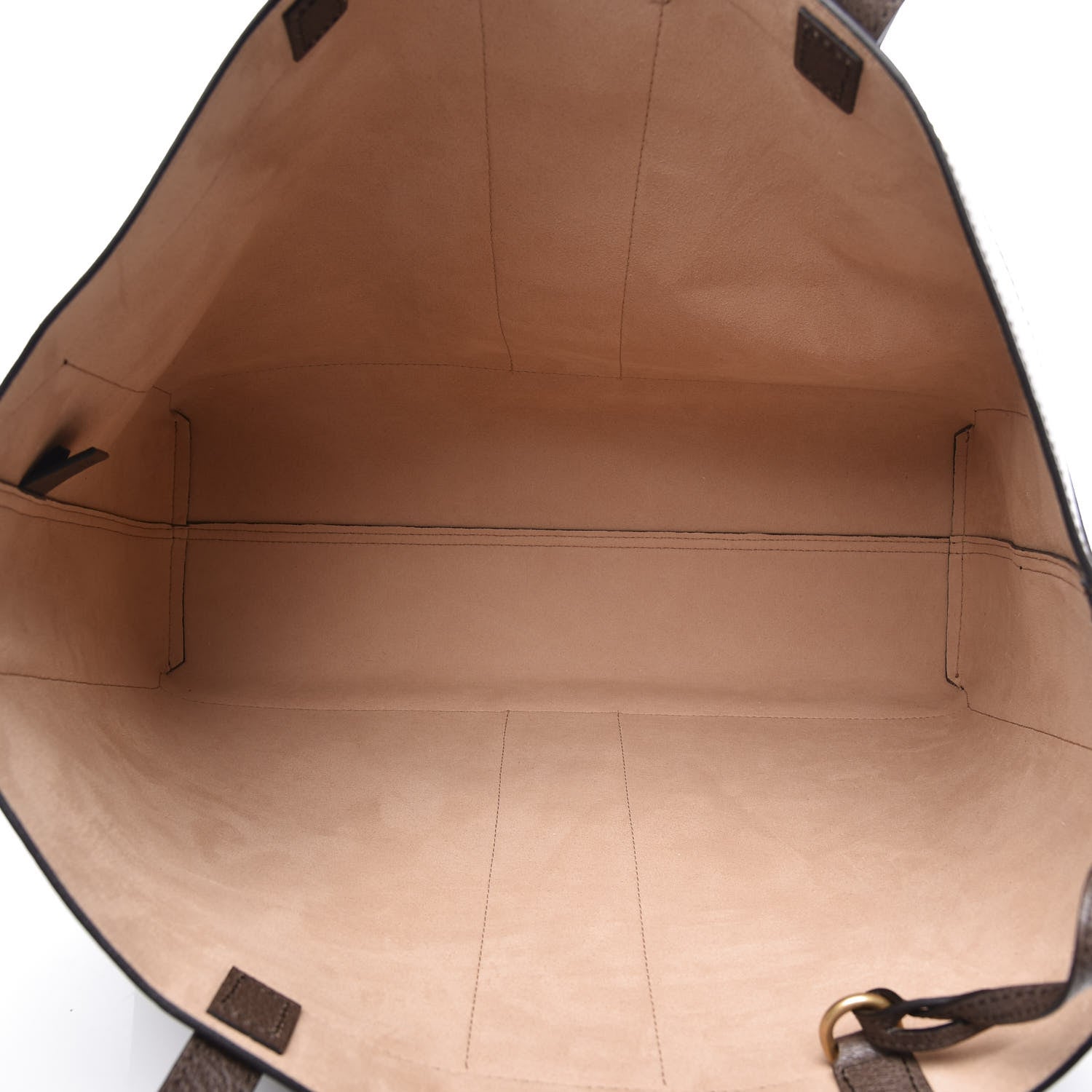 Gucci GG Supreme Monogram Web Large Ophidia Tote Brown 5 of 12