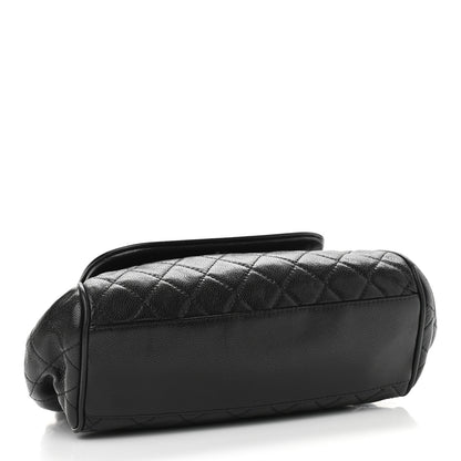 Chanel Caviar Quilted Timeless Accordion Flap Black 3 of 12