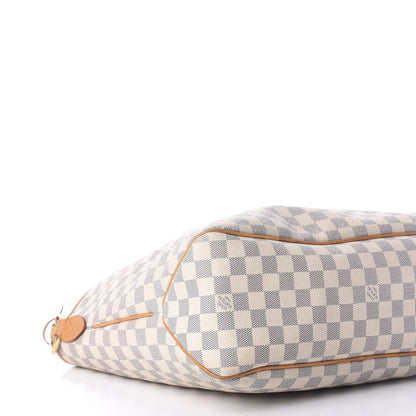 Louis Vuitton Damier Azur Delightful MM Rose Ballerine 6 of 15