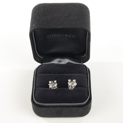Tiffany Platinum Diamond Schlumberger Lynn Earrings 6 of 6