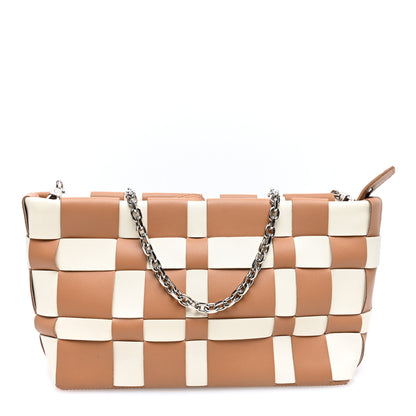 3.1 Phillip Lim Calfskin Odita Lattice Pouch Camel White 1 of 9