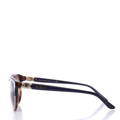 Bulgari BVLGARI Cat Eye 8166-B Sunglasses Blue Tortoise 3 of 8
