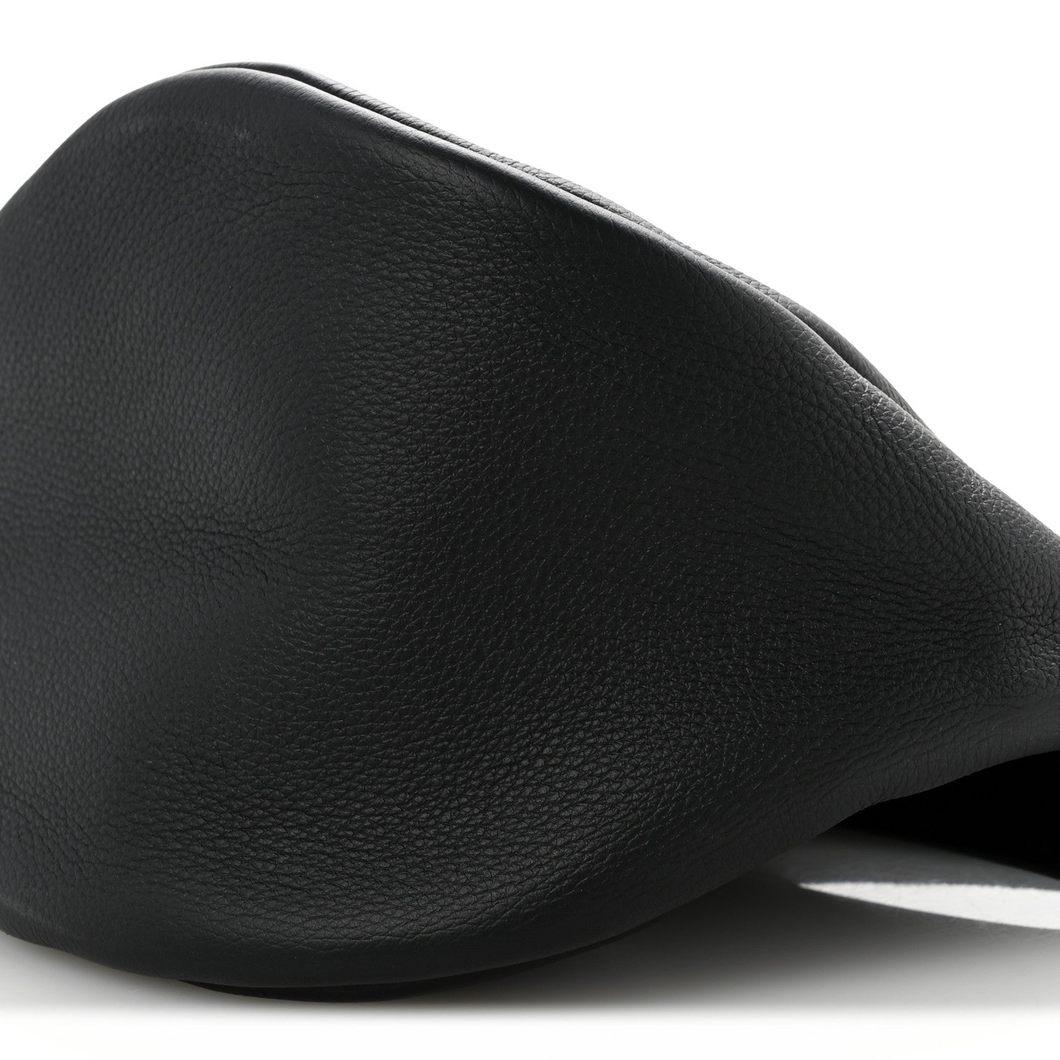The Row Grained Calfskin Large Slouchy Banana Bag Black 10 of 10