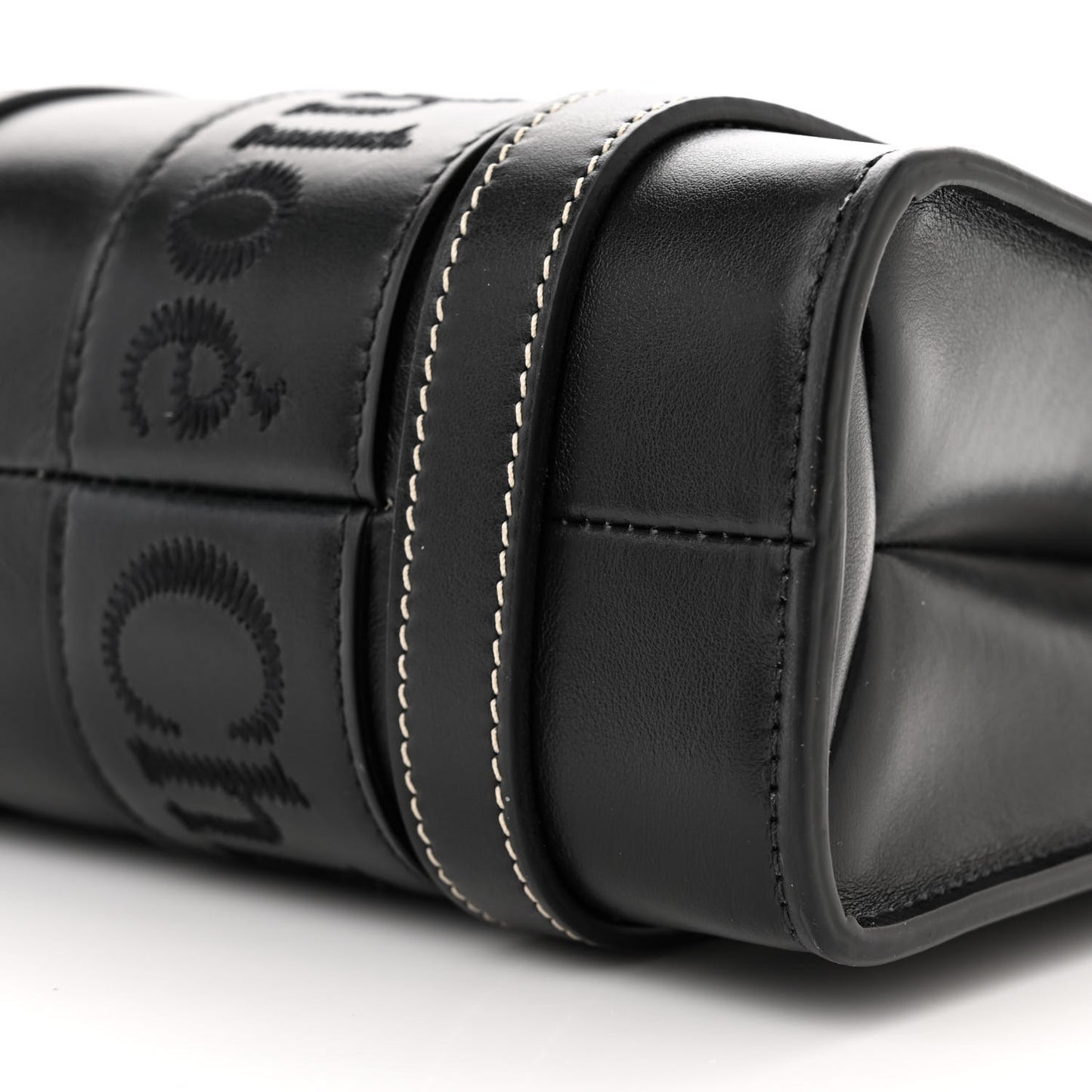 Calfskin Small Woody Tote Black
