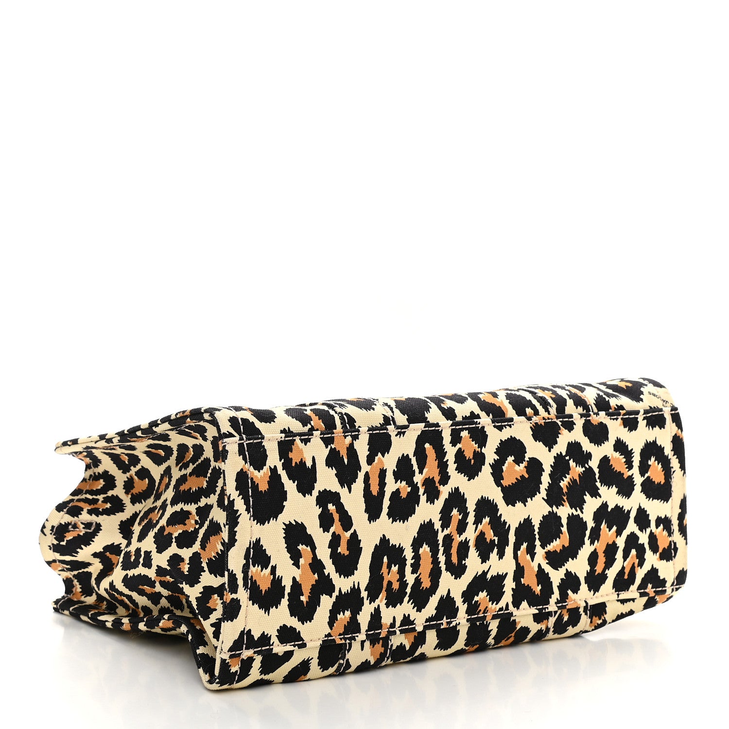 Marc Jacobs Cotton Canvas Leopard Print Medium The Traveler Tote Bag 4 of 9