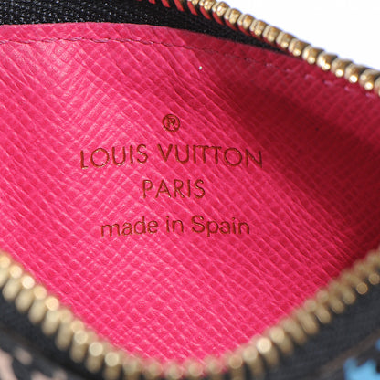 Louis Vuitton Monogram Multicolor Key Pouch Black Grenade 5 of 7