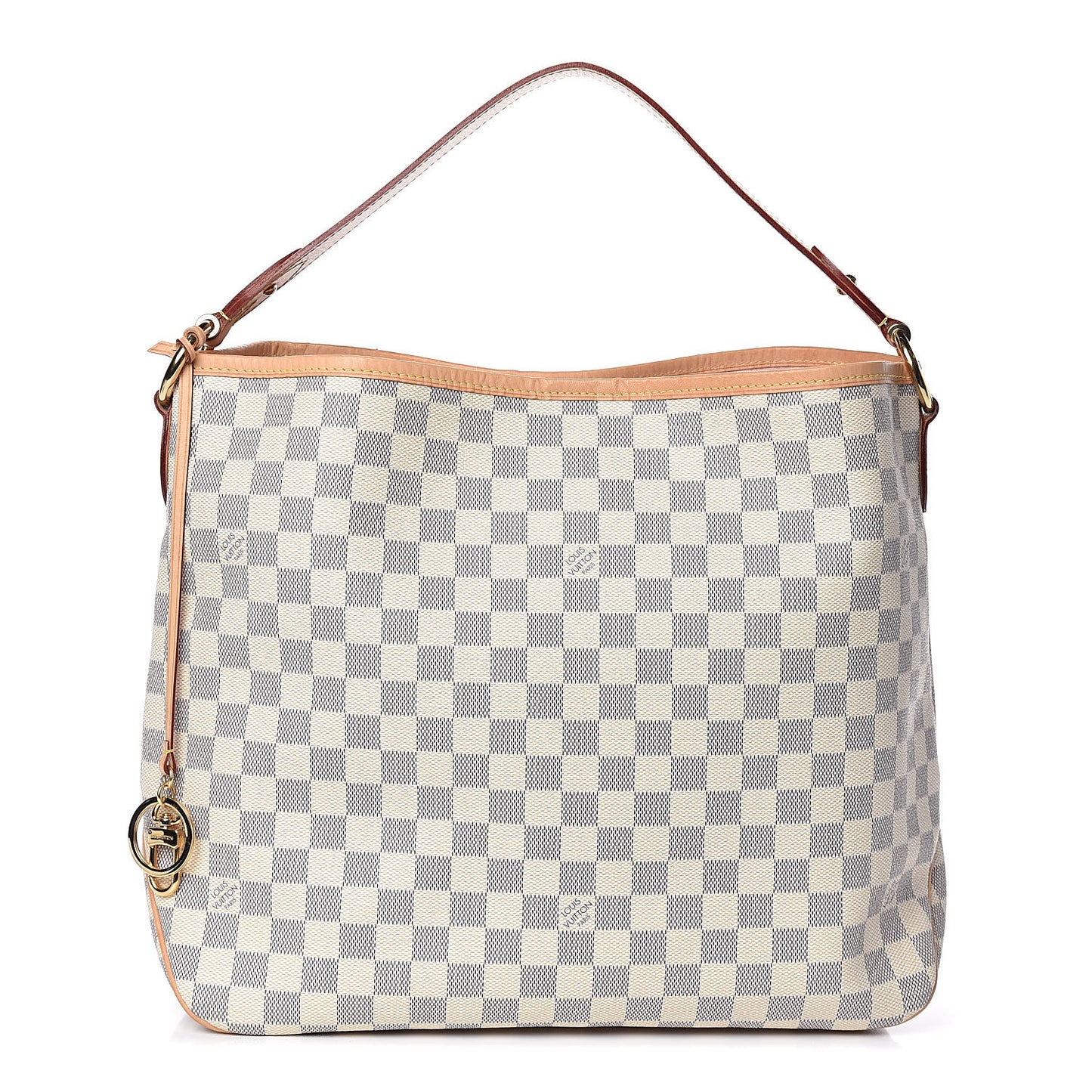 Damier Azur Delightful MM Rose Ballerine