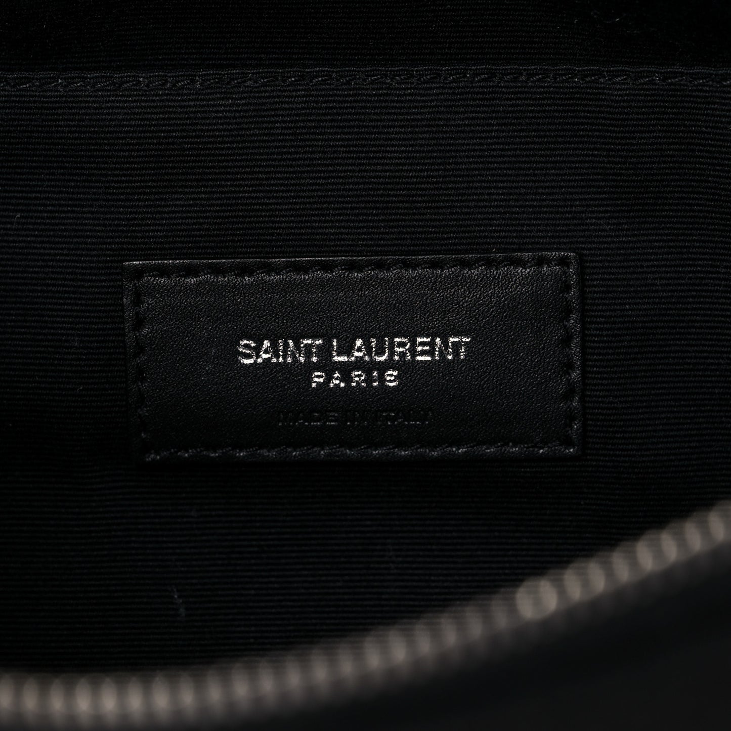 Canvas Monogram Belt Bag Black