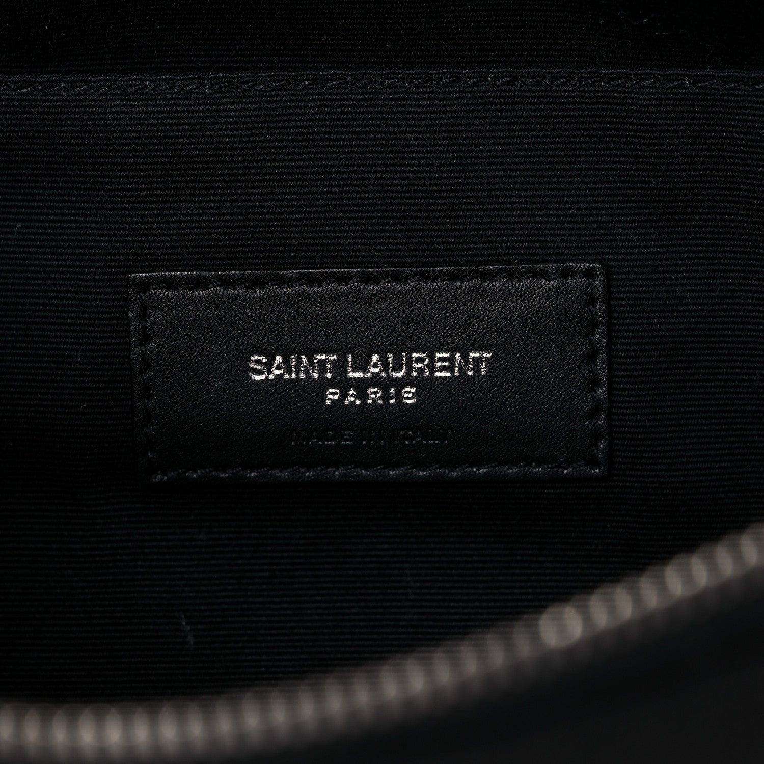Saint Laurent Canvas Monogram Belt Bag Black 6 of 9
