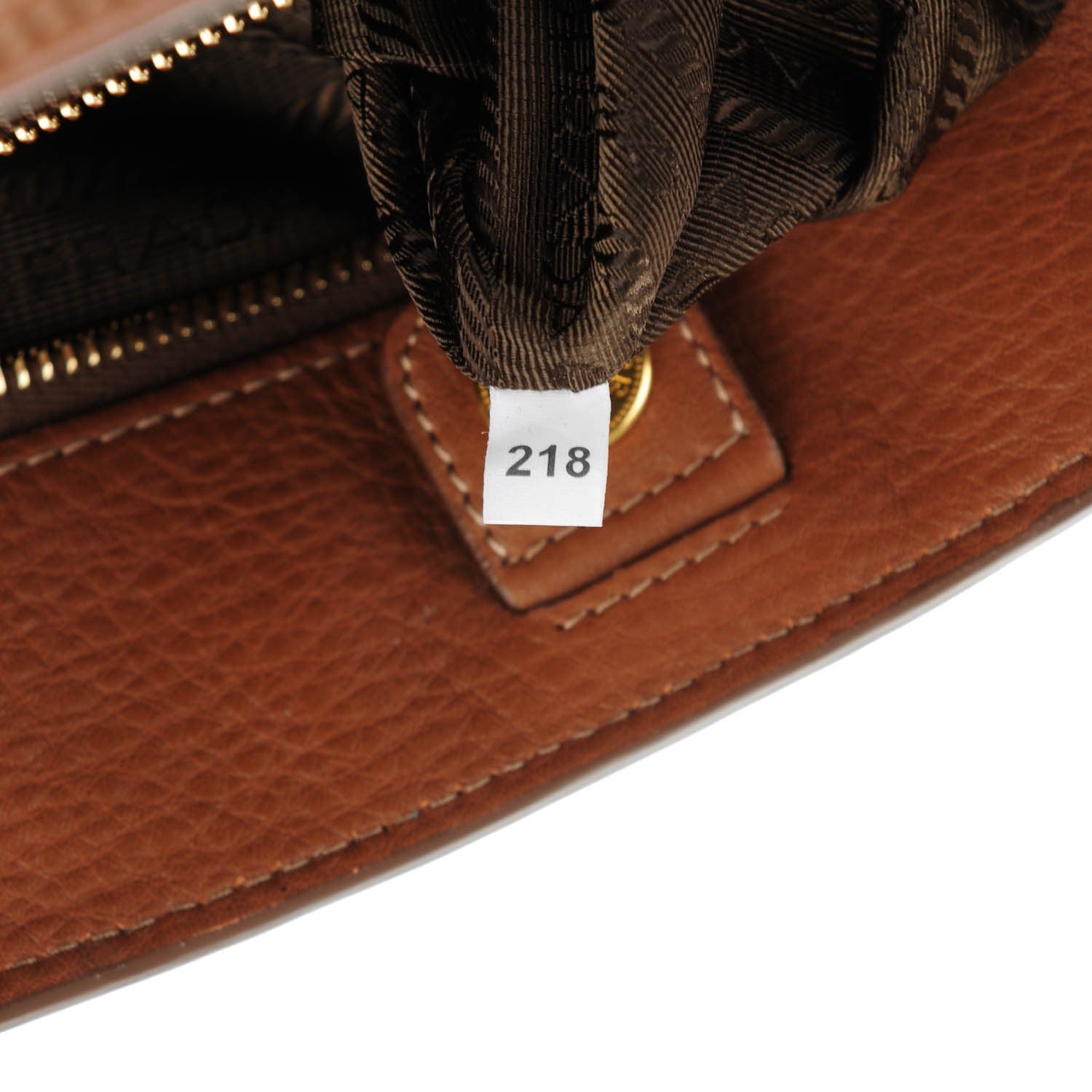 Prada Vitello Daino Tote Brandy 8 of 8
