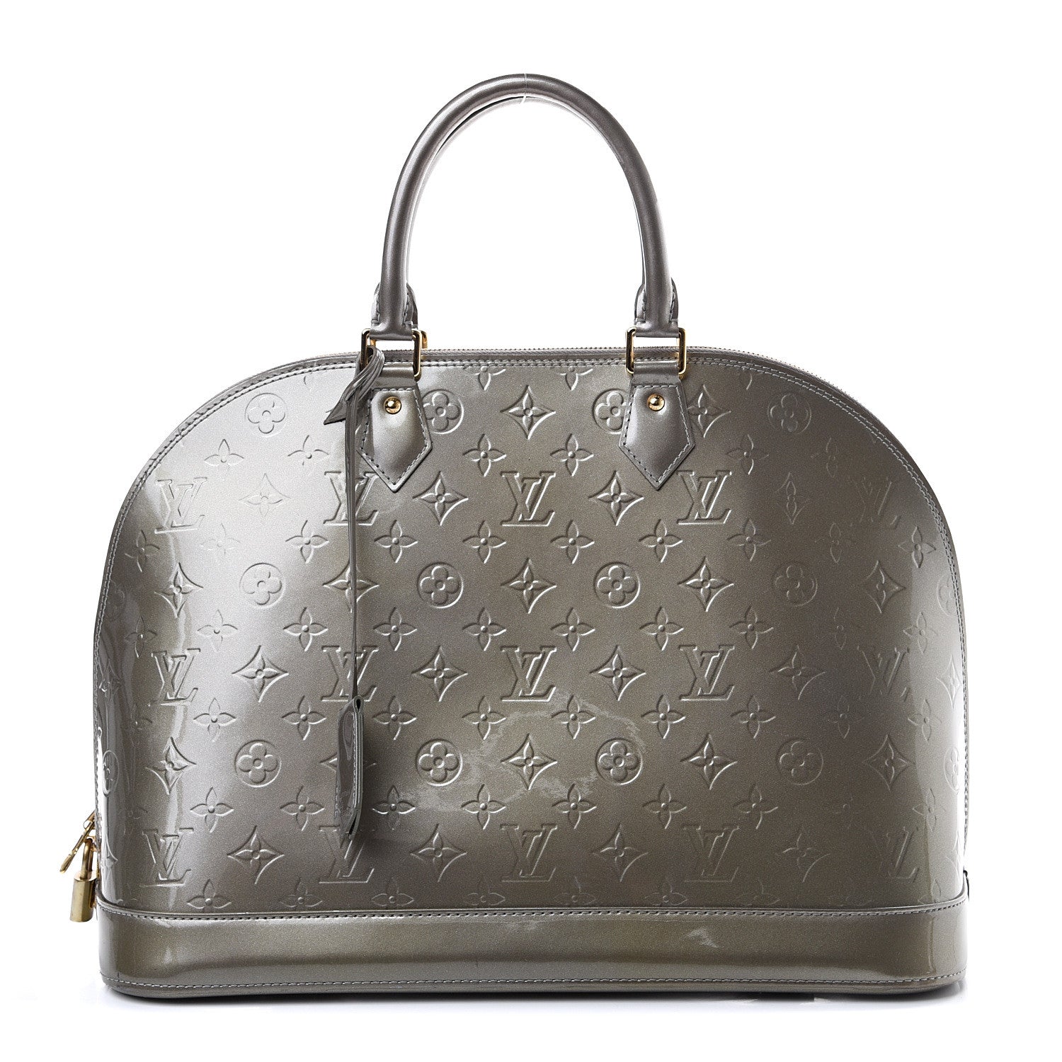 Louis Vuitton Vernis Alma GM Gris Art Deco 1 of 12