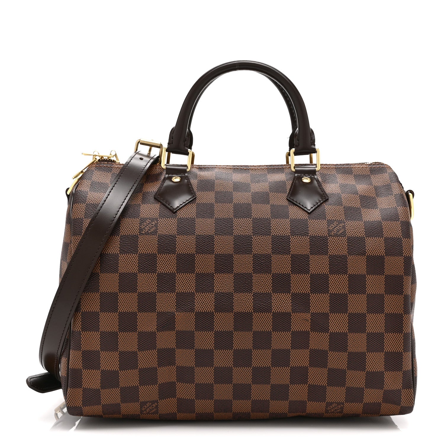 Louis Vuitton Damier Ebene Speedy Bandouliere 30 1 of 10