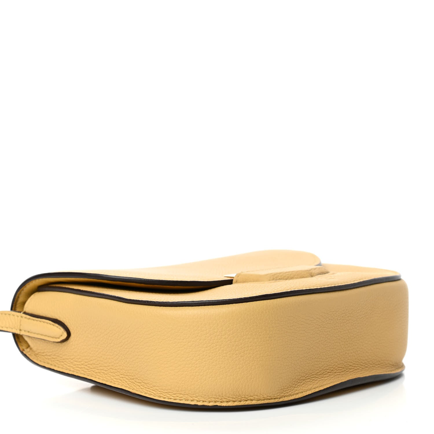 Celine Grained Calfskin Small Trotteur Vanilla 3 of 4