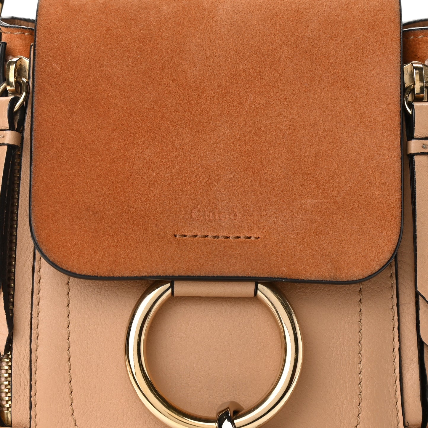 Suede Calfskin Mini Faye Backpack