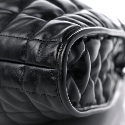 Gucci Calfskin Quilted Large Deco Tote Bag Black 9 of 9