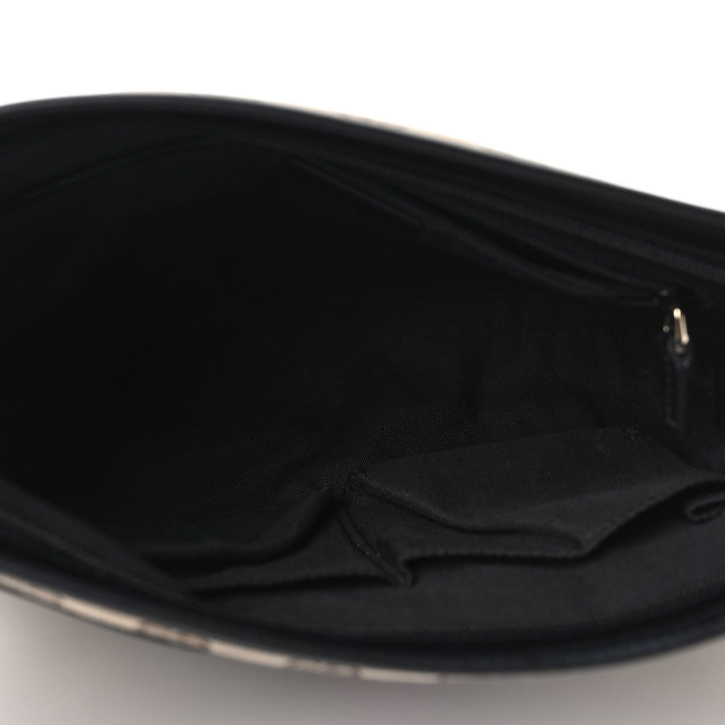 GG Monogram Web Flat Messenger Bag Black