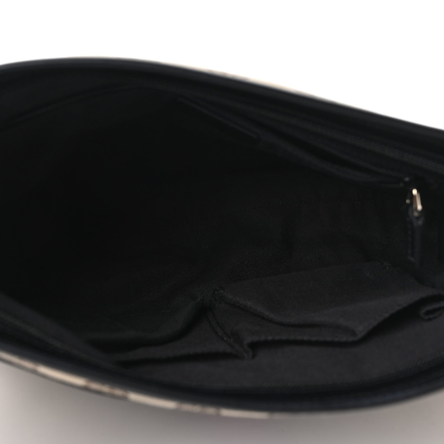 Gucci GG Monogram Web Flat Messenger Bag Black 5 of 9