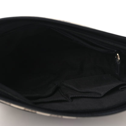 Gucci GG Monogram Web Flat Messenger Bag Black 5 of 9