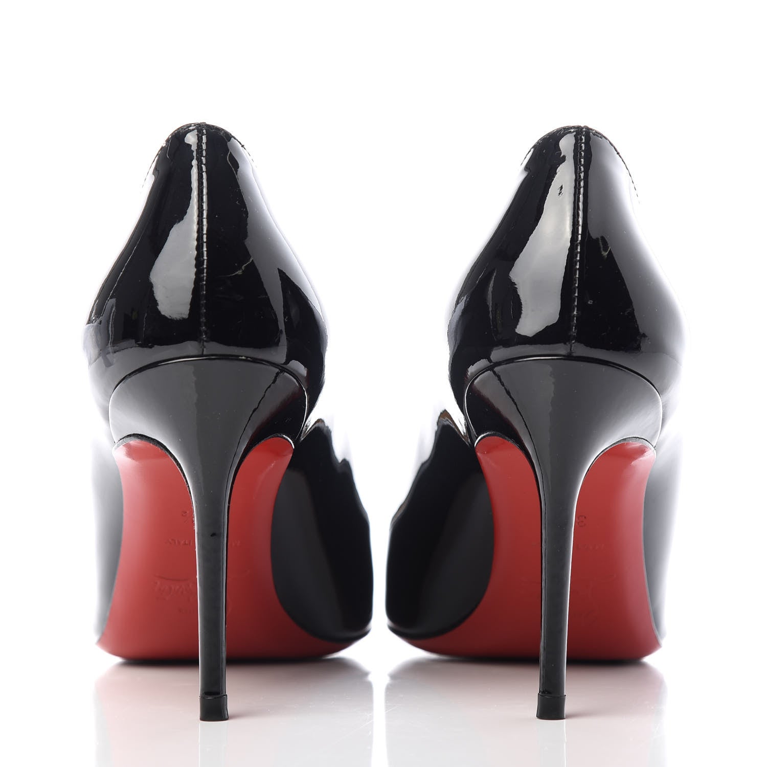 Christian Louboutin Patent Decollete 554 85 Pumps 35.5 Black 7 of 10
