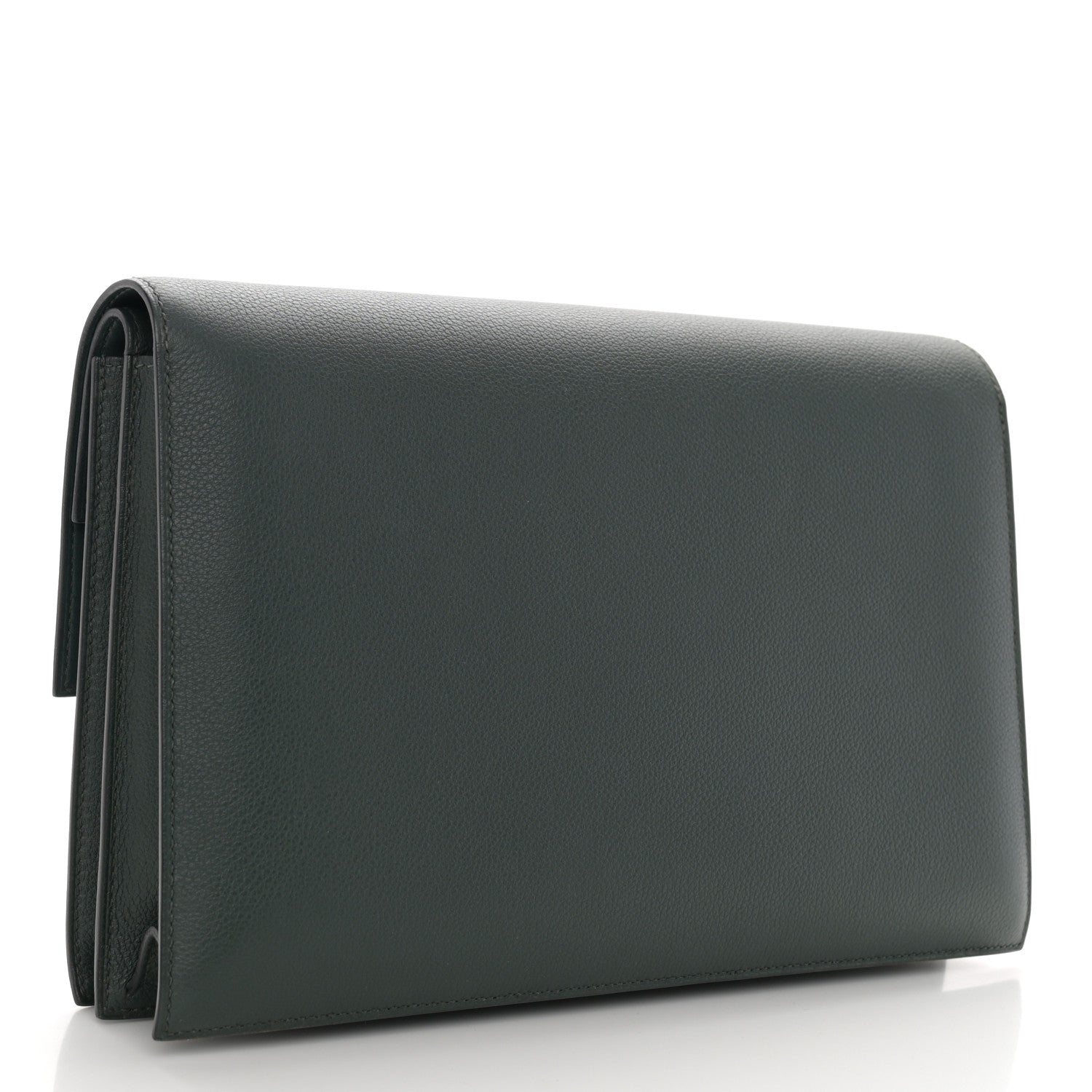 Hermes Evercolor Fortunio Clutch Vert Anglais 3 of 11