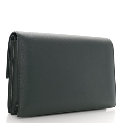 Hermes Evercolor Fortunio Clutch Vert Anglais 3 of 11