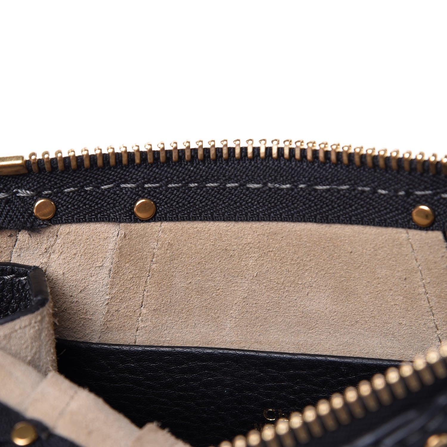 Chloe Grained Calfskin Nano Hayley Hobo Black 9 of 12