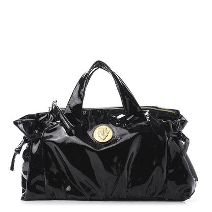 Gucci Patent Medium Hysteria Top Handle Bag Black 1 of 11