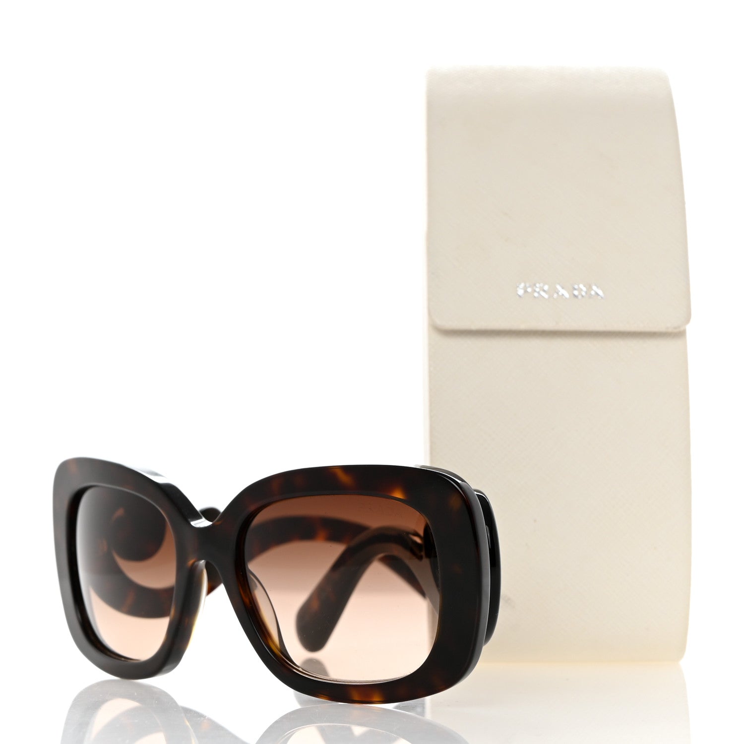 Prada Acetate Baroque Sunglasses SPR 27O Tortoise 8 of 8