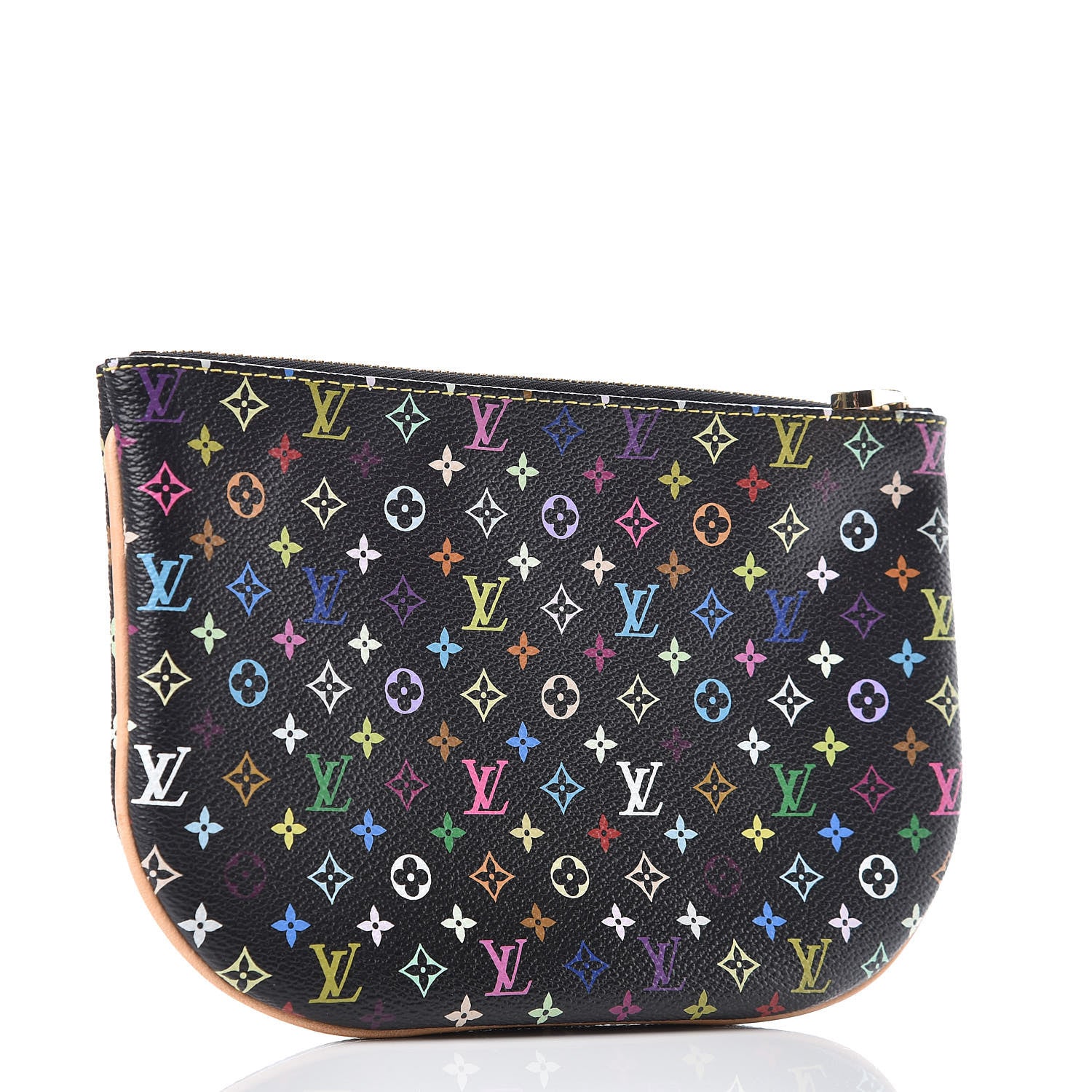 Louis Vuitton Monogram Multicolor Pochette Plate GM Black 3 of 9