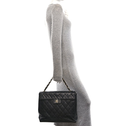 Chanel Caviar Quilted Single Flap Black 2 of 10