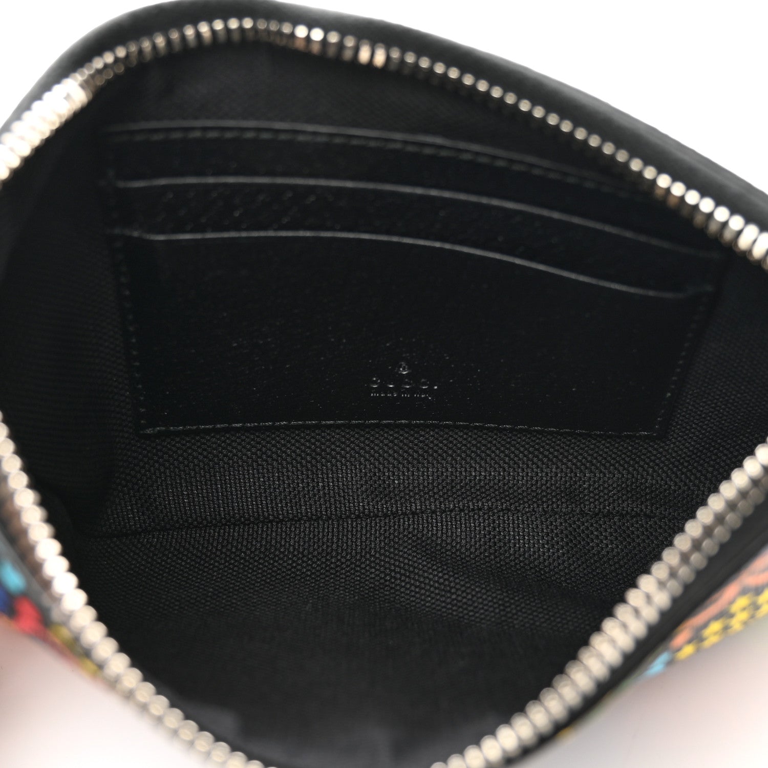 Gucci GG Supreme Monogram Psychedelic iPhone Pouch Black 6 of 7