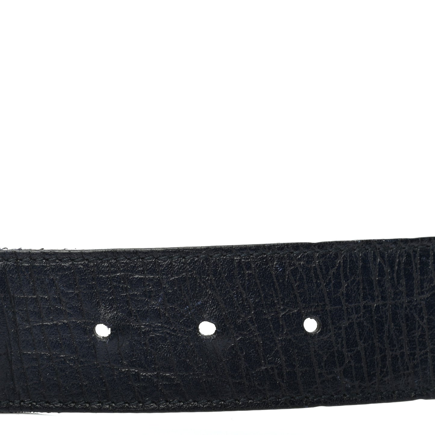 Calfskin Web Interlocking G Belt 100 40 Navy