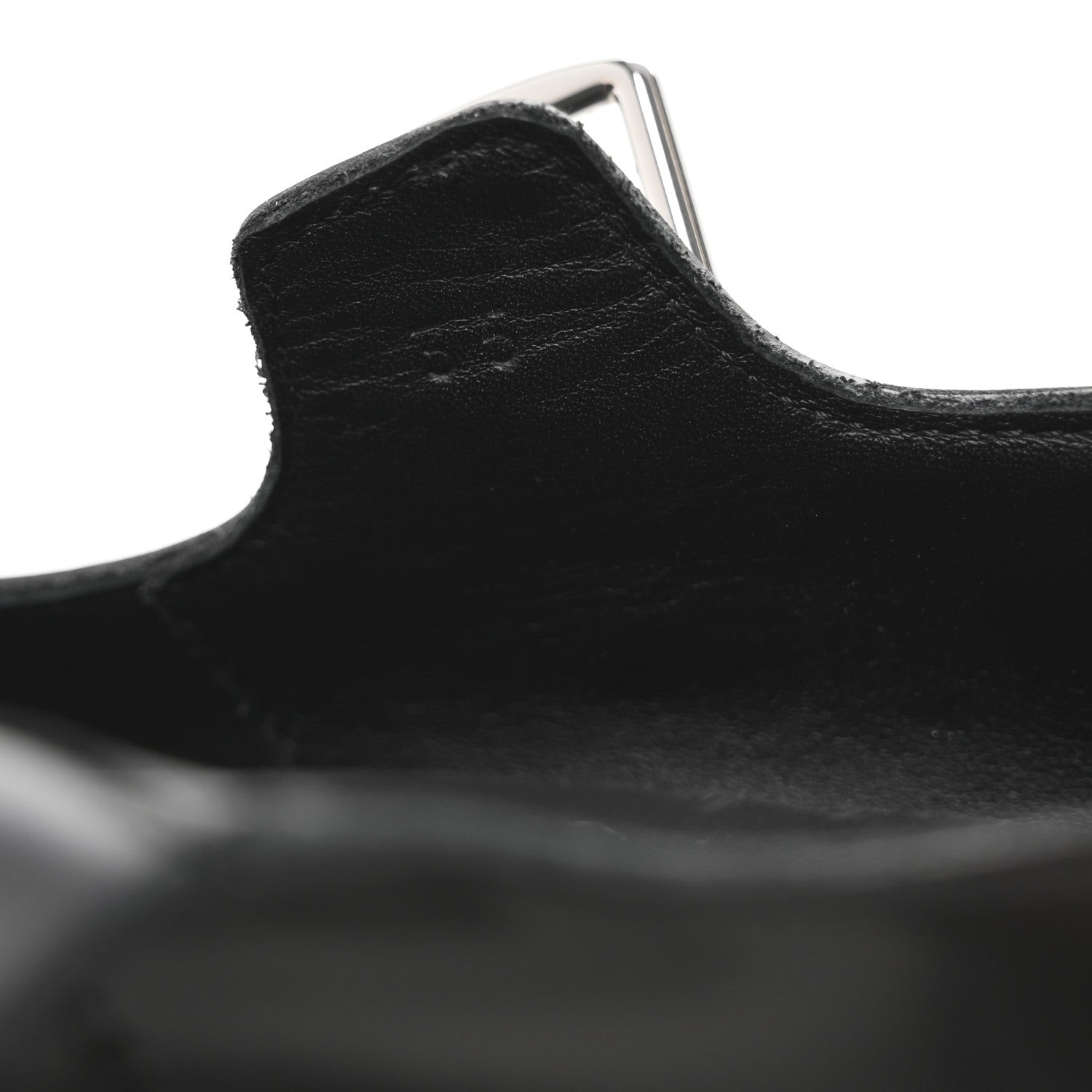 Hermes Glazed Calfskin Hoxton Oxford 35 Black 8 of 9