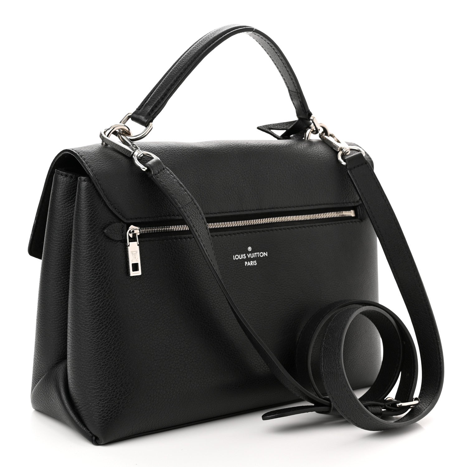 Louis Vuitton Soft Calfskin My Lockme Top Handle Black 3 of 12