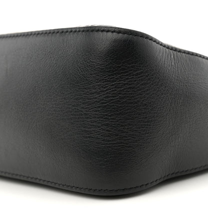 Givenchy Smooth Calfskin Small Moon Cut Out Shoulder Bag Black 10 of 13
