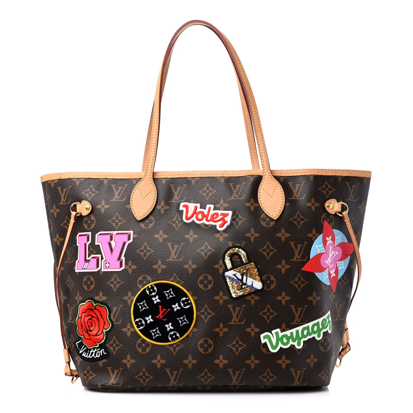 Monogram Travel Stickers Neverfull MM