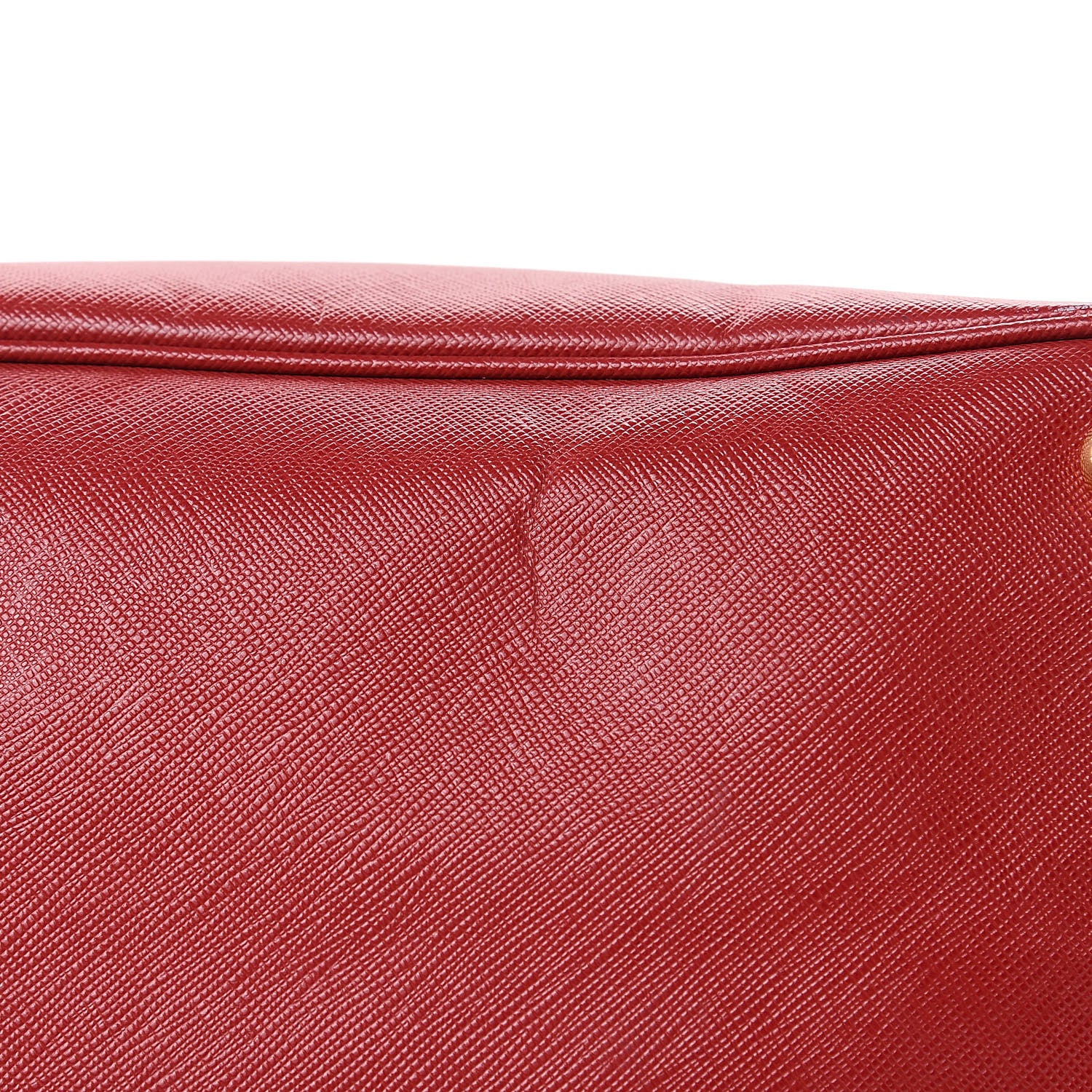 Prada Saffiano Lux Large Tote Fuoco 11 of 15