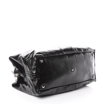 Saint Laurent Textured Patent Medium Easy Y Bag Black 3 of 8