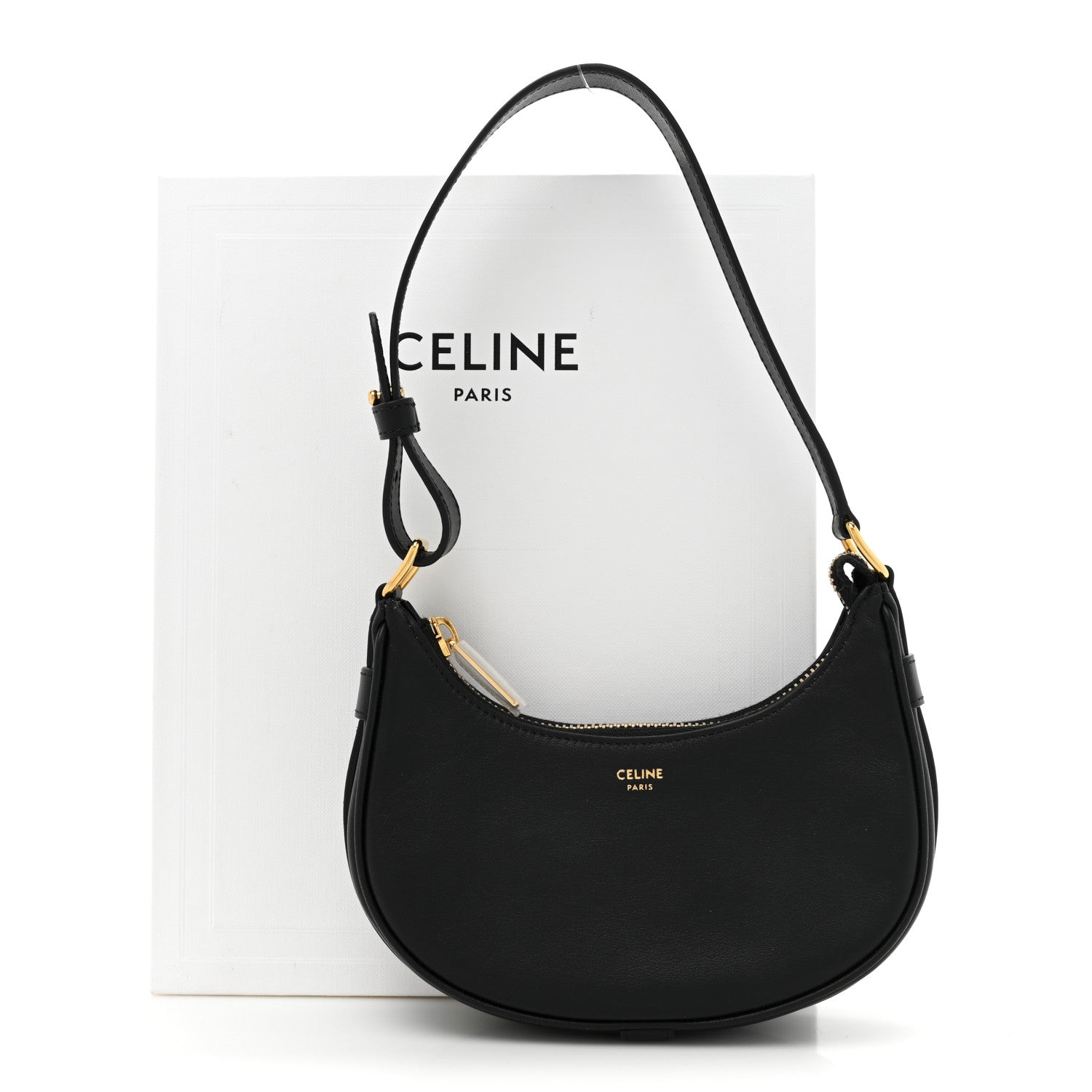 Celine Smooth Calfskin Mini Ava Shoulder Bag Black 10 of 10