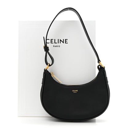 Celine Smooth Calfskin Mini Ava Shoulder Bag Black 10 of 10