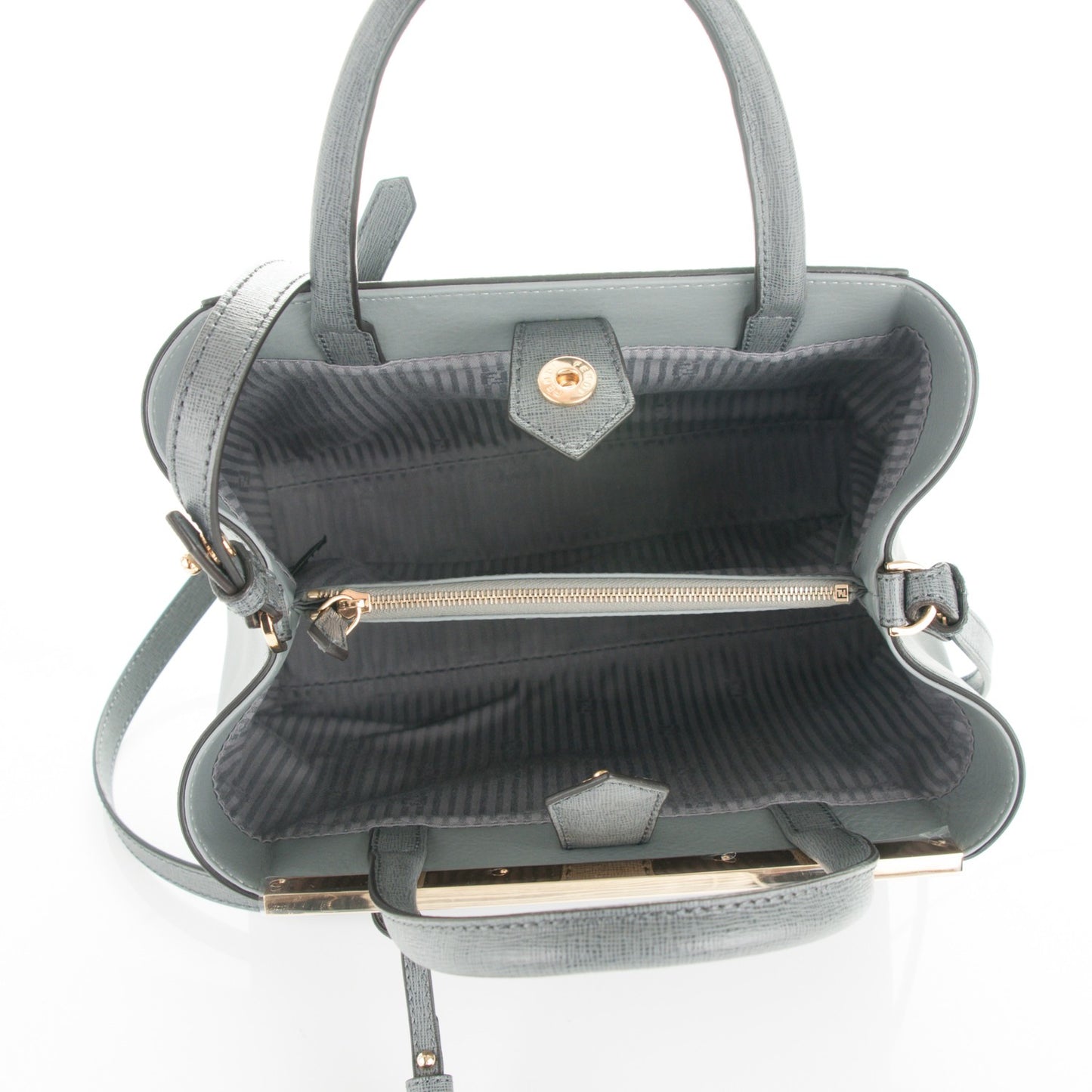 Vitello Elite Petite 2Jours Tote Grey