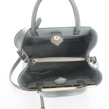 Fendi Vitello Elite Petite 2Jours Tote Grey 5 of 7