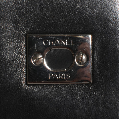 Chanel Chocolate Bar Quilted Lambskin 5 Chain Flap Black 6 of 10