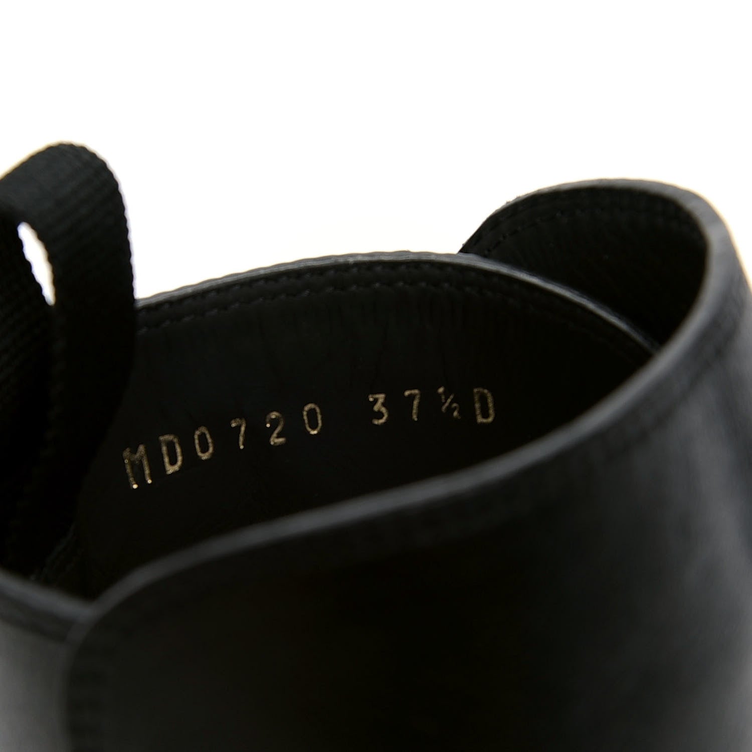 Christian Dior Calfskin Empreinte Ankle Boot 37.5 Black 9 of 11