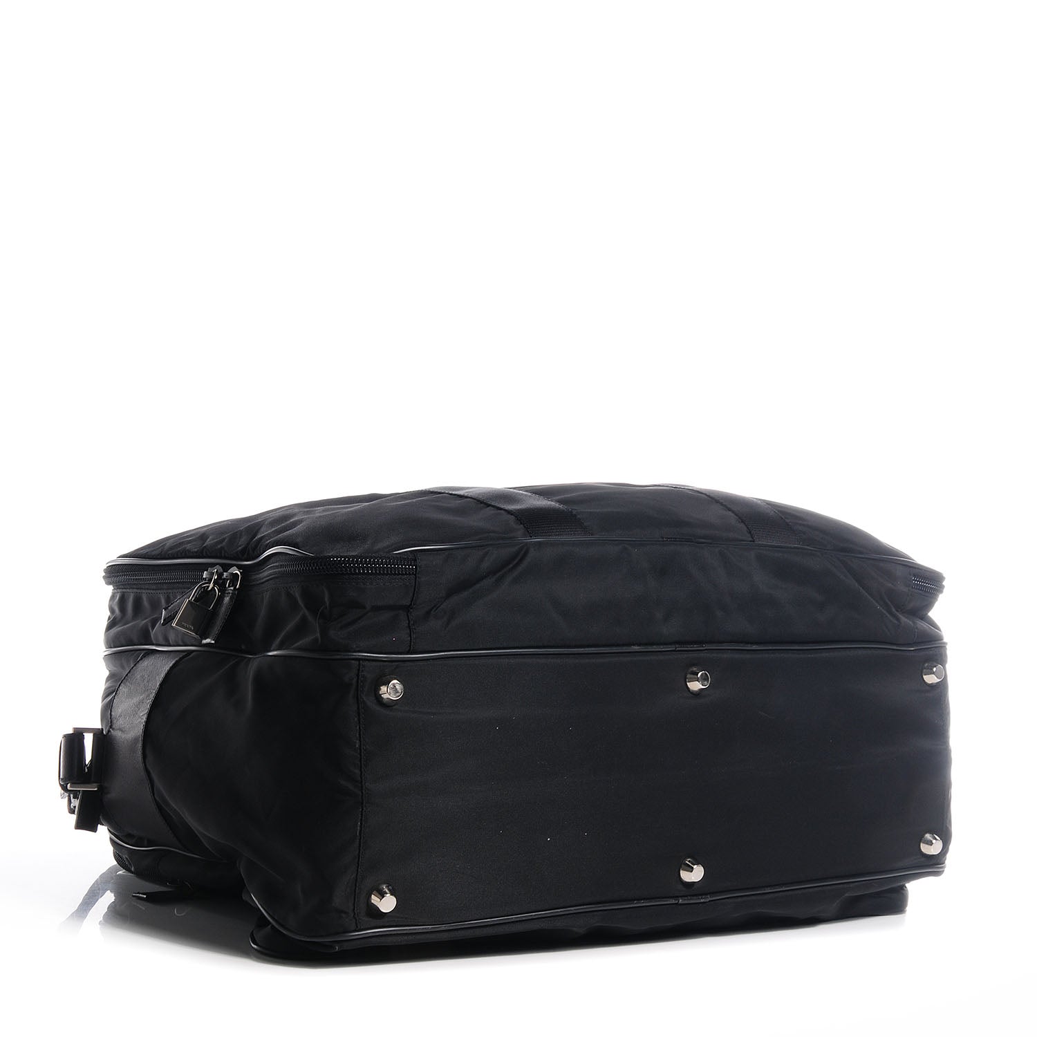 Prada Tessuto Nylon Viaggo Carry On Travel Bag Nero Black 4 of 9