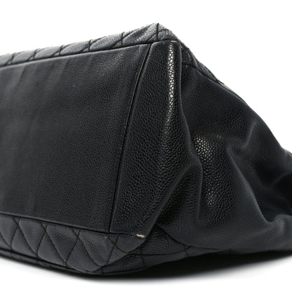 Chanel Caviar Quilted Grand Shopping Tote GST Black 10 of 12