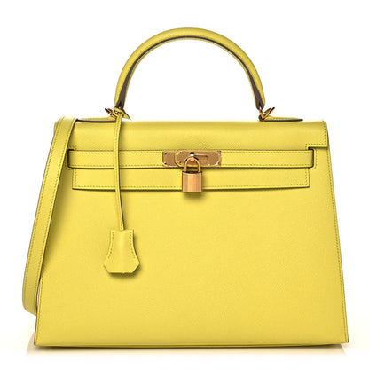 Hermes Epsom Kelly Sellier 32 Soufre 1 of 9