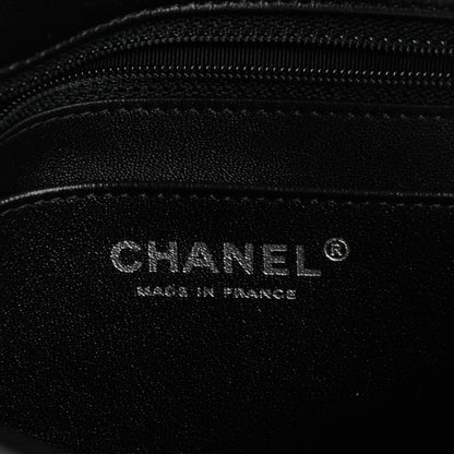 Chanel Lambskin Chevron Quilted Mini Square Flap Black 5 of 9