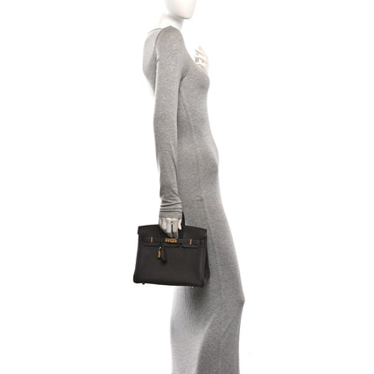Hermes Togo Birkin 25 Bai Brun 3 of 12