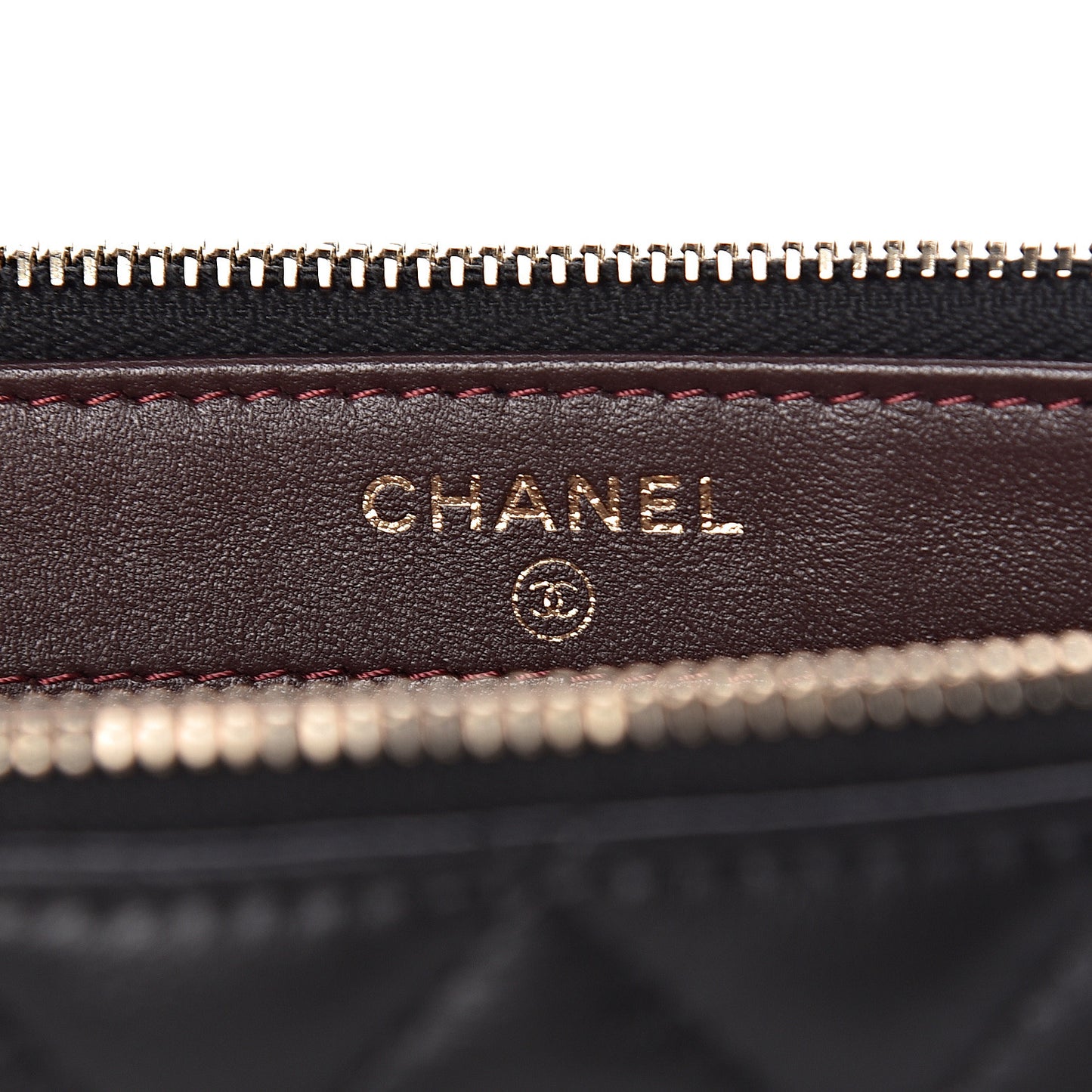 Lambskin Quilted Small Clutch With Chain Black